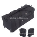 32 Inch Large Folding Wheeled Travel Sports Cargo Holdall Duffle Bag